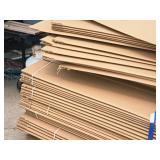 Lot of (1 Pallet / ~75) Cardboard Box Flats 4" x 59" x 4" Lot of (1 Pallet / ~75) Cardboard Box Flats 4" x 59" x 4"