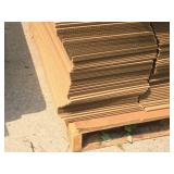 Lot of (1 Pallet) Cardboard Sheets 13-3/4" x 43-1/4" Lot of (1 Pallet) Cardboard Sheets 13-3/4" x 43-1/4"