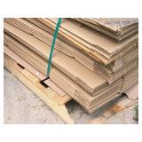 Lot of (1 Pallet / 50) Cardboard Box Flats 8" x 48" x 9" Lot of (1 Pallet / 50) Cardboard Box Flats 8" x 48" x 9"