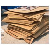 Lot of (1 Pallet / ~80+) Cardboard Sheets 39-1/2" x 48" Lot of (1 Pallet / ~80+) Cardboard Sheets 39-1/2" x 48"