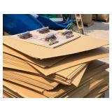 Lot of (1 Pallet / ~80+) Cardboard Sheets 39-1/2" x 48" Lot of (1 Pallet / ~80+) Cardboard Sheets 39-1/2" x 48"