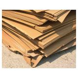 Lot of (1 Pallet / ~80+) Cardboard Sheets 39-1/2" x 48" Lot of (1 Pallet / ~80+) Cardboard Sheets 39-1/2" x 48"
