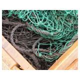 Lot of (1 Wooden Crate) Various Nets and Accessories Lot of (1 Wooden Crate) Various Nets and Accessories
