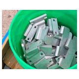 Lot of (2 Boxes + 1 Pail) Assorted Aluminum Parts Lot of (2 Boxes + 1 Pail) Assorted Aluminum Parts