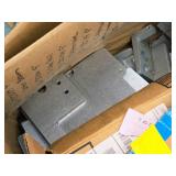 Lot of (2 Boxes + 1 Pail) Assorted Aluminum Parts Lot of (2 Boxes + 1 Pail) Assorted Aluminum Parts