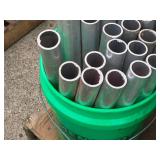 Lot of (3 5-Gallon Pails) Aluminum Tubes Lot of (3 5-Gallon Pails) Aluminum Tubes