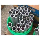 Lot of (3 5-Gallon Pails) Aluminum Tubes Lot of (3 5-Gallon Pails) Aluminum Tubes