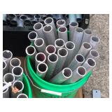 Lot of (3 5-Gallon Pails) Aluminum Tubes Lot of (3 5-Gallon Pails) Aluminum Tubes