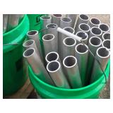 Lot of (3 5-Gallon Pails) Aluminum Tubes Lot of (3 5-Gallon Pails) Aluminum Tubes