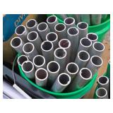 Lot of (3 5-Gallon Pails) Aluminum Tubes Lot of (3 5-Gallon Pails) Aluminum Tubes