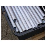 Lot of (1 Box + 1 Tote) Aluminum Tubes 1-5/8" O D x 18" Lot of (1 Box + 1 Tote) Aluminum Tubes 1-5/8" O D x 18"