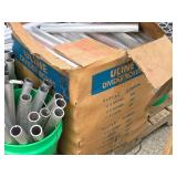 Lot of (1 Box + 1 Tote) Aluminum Tubes 1-5/8" O D x 18" Lot of (1 Box + 1 Tote) Aluminum Tubes 1-5/8" O D x 18"