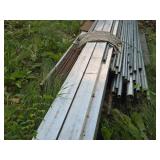 Lot of (12) Aluminum Pieces (hollow) 4" x 16 Lot of (12) Aluminum Pieces (hollow) 4" x 16