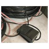 Foot Switch + Partial Spool of Monster Cable Speaker Wire XP-CL + Cable Foot Switch + Partial Spool of Monster Cable Speaker Wire XP-CL + Cable