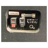 Lot of (2) Infinity QE Wooden Box Speakers Lot of (2) Infinity QE Wooden Box Speakers