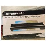 Pembrook 9" Advanced Thermal Laminator (in original packaging) Pembrook 9" Advanced Thermal Laminator (in original packaging)