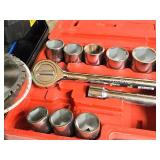 3/4"-drive Socket Set with Plastic Case