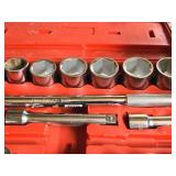 3/4"-drive Socket Set with Plastic Case