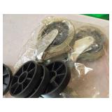 4ct. Bag of Caster Wheels with Spacers + (1) 4" Rigid Caster