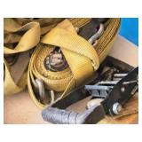Ratchet Straps - 1-1/2" Wide and 2" Wide + (2) Extra 2" Ratchets