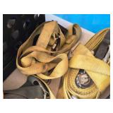 Ratchet Straps - 1-1/2" Wide and 2" Wide + (2) Extra 2" Ratchets