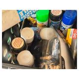 Lot of (1 Tote) Assorted Painting Supplies