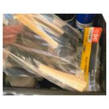 Lot of (1 Tote) Assorted Painting Supplies