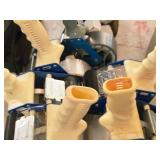 Lot of (7) (6) 3", (1) 2" Assorted Tape Dispensers (6) 3", (1) 2"