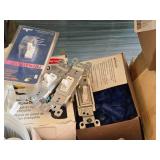 Assorted Electical Items - Caps, Switches, Dimmers, Outlets, A-23 Battiers