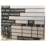 Allis-Chalmers Propane Fork Lift Allis-Chalmers Propane Fork Lift