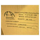 Lot of (1 Pallet) (4) Case Rubber Grips 500 per case, (1) Box of Foam Pads Lot of (1 Pallet) (4) Case Rubber Grips 500 per case, (1) Box of Foam Pads