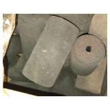 Lot of (1 Pallet) (4) Case Rubber Grips 500 per case, (1) Box of Foam Pads Lot of (1 Pallet) (4) Case Rubber Grips 500 per case, (1) Box of Foam Pads