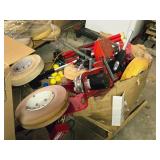 Lot of (1 Pallet) Pitching Machine Parts Lot of (1 Pallet) Pitching Machine Parts