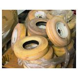 Lot of (1 Pallet) Pitching Machine Wheels Lot of (1 Pallet) Pitching Machine Wheels