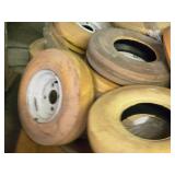 Lot of (1 Pallet) Pitching Machine Wheels Lot of (1 Pallet) Pitching Machine Wheels