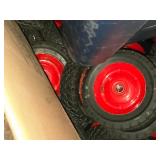 Lot of (1 Pallet / Gaylord) Small Wheels (red) and Misc. Parts Lot of (1 Pallet / Gaylord) Small Wheels (red) and Misc. Parts