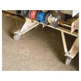Rolling Rack with Assorted Electrical Wire on spools 20" x 40" x 60" Rolling Rack with Assorted Electrical Wire on spools 20" x 40" x 60"