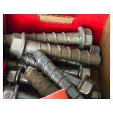 Lot of (1 Box) Anchor Bolts 5/8"x4" 17-count ( 17 total items )