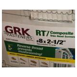 Lot of (1 Box) GRK Fasteners Composite Trim Head Screws #8x2-1/2"