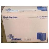 Lot of (5 Boxes) Med Source Elastic Bandages 6"x5-yd MS-EB006 10-count ( 50 total items ) Lot of (5 Boxes) Med Source Elastic Bandages 6"x5-yd MS-EB006 10-count ( 50 total items )