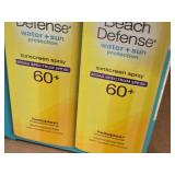 Lot of (3 Boxes) Neutrogena Beach Defense Sunscreen Spray | Water + Sun SPF 60+ 2-count ( 6 total items ) Lot of (3 Boxes) Neutrogena Beach Defense Sunscreen Spray | Water + Sun SPF 60+ 2-count ( 6 total items )