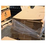 Lot of (1 Pallet / 45+) Cardboard Box Flats 19" x 32" x 14" Lot of (1 Pallet / 45+) Cardboard Box Flats 19" x 32" x 14"