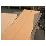 Lot of (1 Pallet) (20) Cardboard Box Flats 48"x8"x8", (60) Cardboard Sheets (perforated) Lot of (1 Pallet) (20) Cardboard Box Flats 48"x8"x8", (60) Cardboard Sheets (perforated)