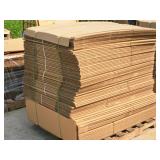 Lot of (1 Pallet / 80) Cardboard Box Flats 19" x 32" x 14" Lot of (1 Pallet / 80) Cardboard Box Flats 19" x 32" x 14"