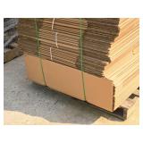 Lot of (1 Pallet / 80) Cardboard Box Flats 19" x 32" x 14" Lot of (1 Pallet / 80) Cardboard Box Flats 19" x 32" x 14"