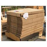 Lot of (1 Pallet / 80) Cardboard Box Flats 19" x 32" x 14" Lot of (1 Pallet / 80) Cardboard Box Flats 19" x 32" x 14"