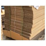 Lot of (1 Pallet / 80) Cardboard Box Flats 19" x 32" x 14" Lot of (1 Pallet / 80) Cardboard Box Flats 19" x 32" x 14"
