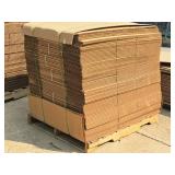 Lot of (1 Pallet / 80) Cardboard Box Flats 19" x 32" x 14" Lot of (1 Pallet / 80) Cardboard Box Flats 19" x 32" x 14"