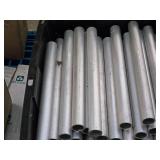 Lot of (1/2 Pallet / 1 Pail + 1 Tote) Aluminum Tubes Lot of (1/2 Pallet / 1 Pail + 1 Tote) Aluminum Tubes