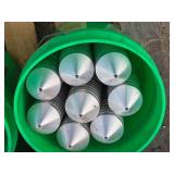 Lot of (3 Pails) Aluminum Parts Lot of (3 Pails) Aluminum Parts